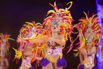 Concurso de comparsas infantiles del Carnaval de Las Palmas de Gran Canaria (Foto TA)